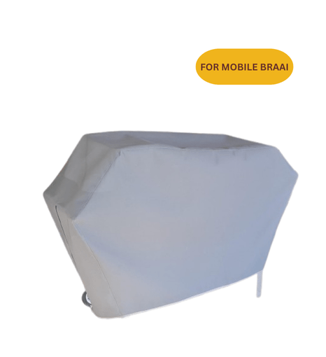 Mobile Braai Stainless Steel with Cover