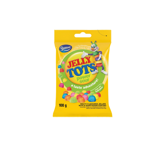 South African Jelly Tots Power Sour 100g