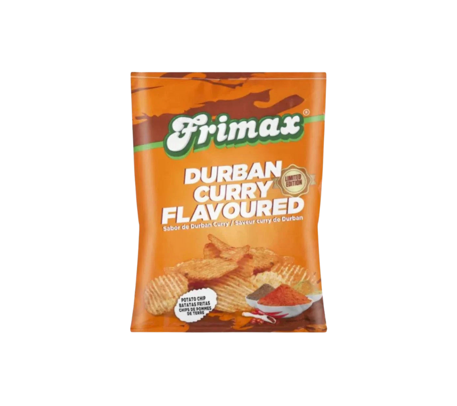 Frimax Durban Curry Flavoured Chips 125g
