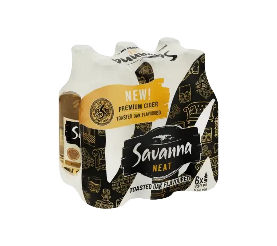Savanna Neat 6 Pack 330ml Bottles