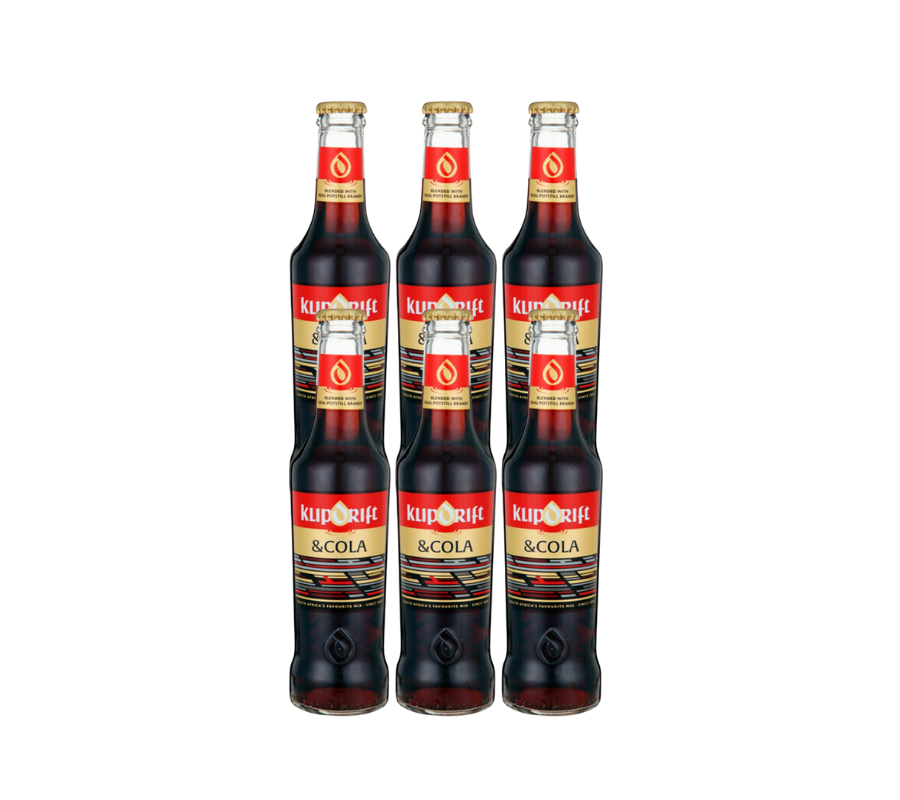 Klipdrift & Cola Mixer 6 Pack 275ml Bottles