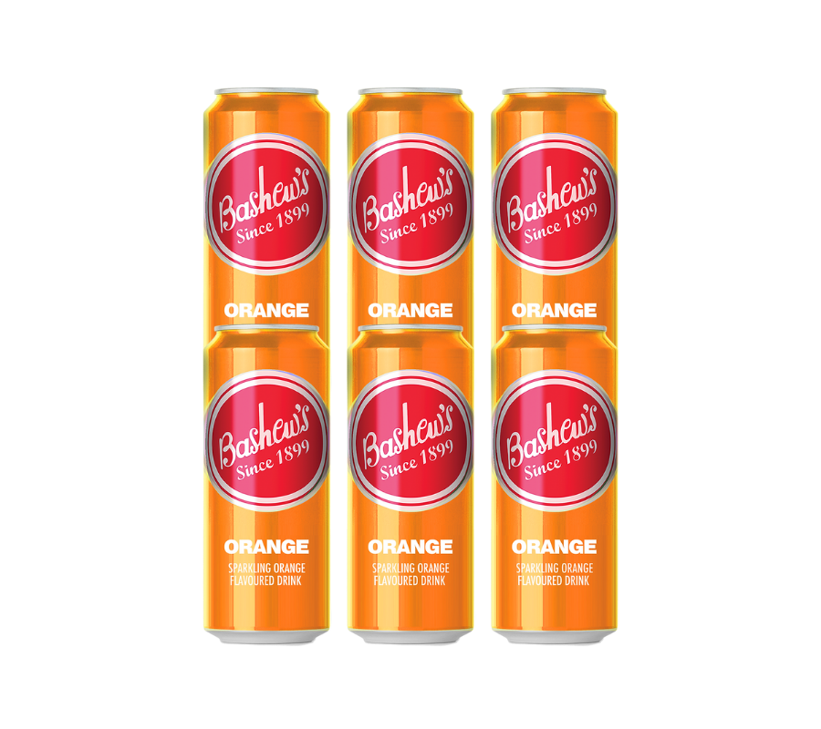 Bashews Orange 6 Pack 300ml Cans
