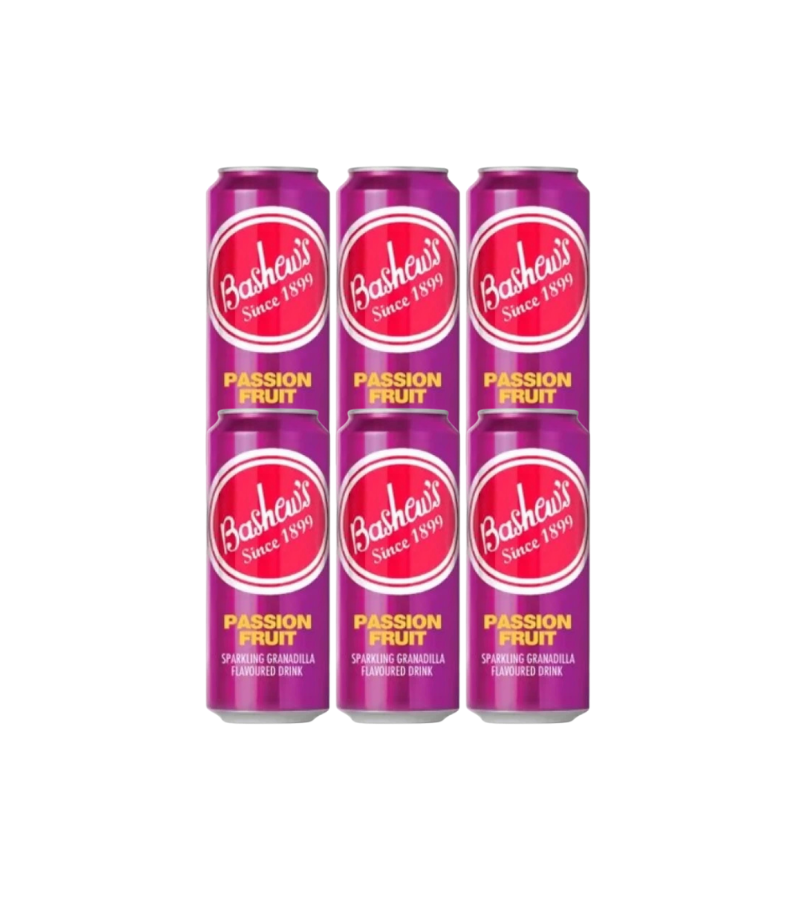 Bashews Passion Fruit 6 Pack 300ml Cans