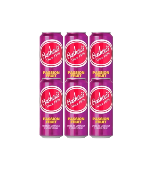 Bashews Passion Fruit 6 Pack 300ml Cans