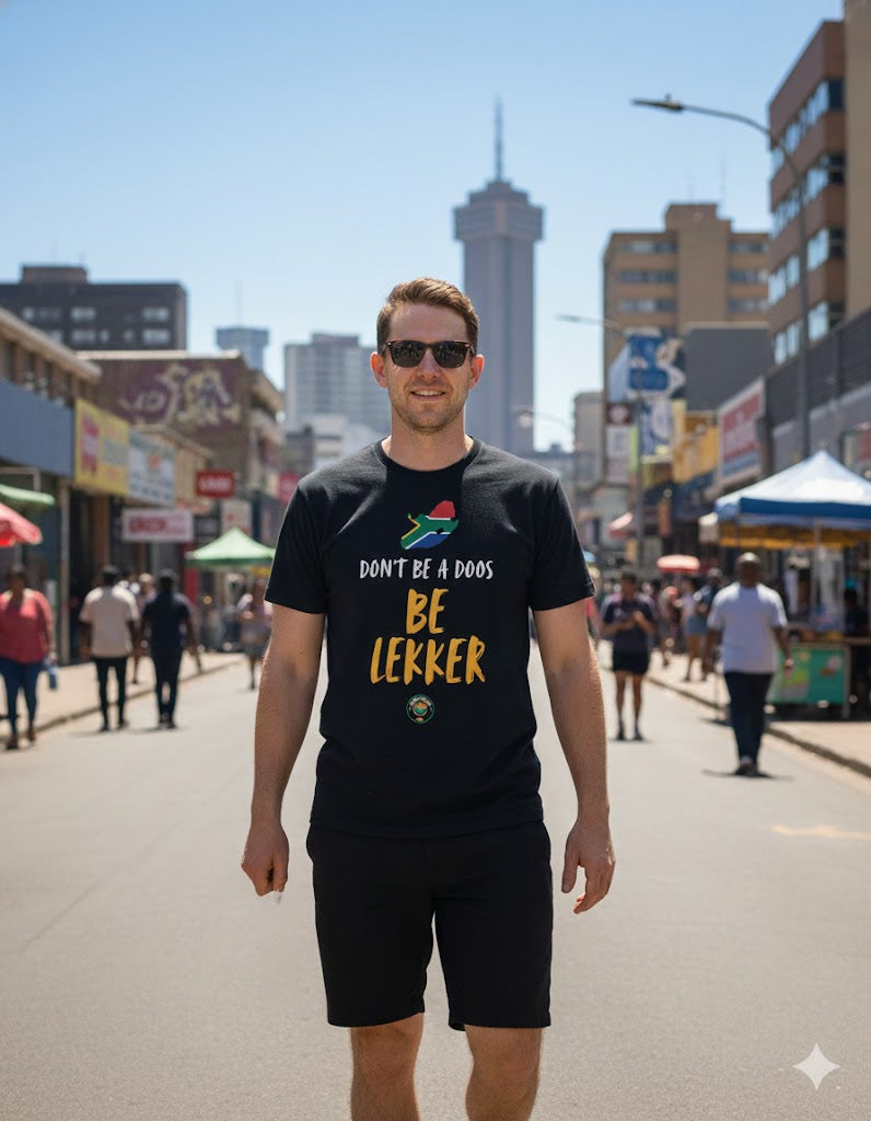 T Shirt | Don't be a doos be lekker!