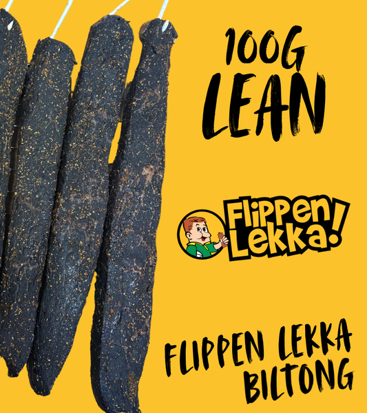 Lean Flippen Lekka Biltong 100g (Sliced)
