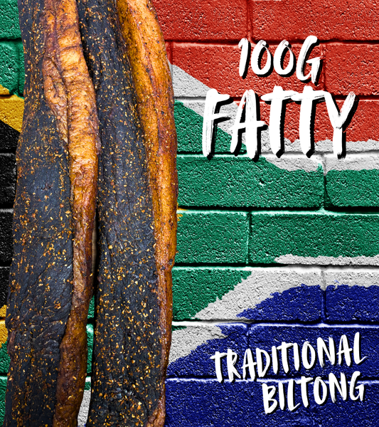 Fatty Traditional Biltong 100g (Sliced)
