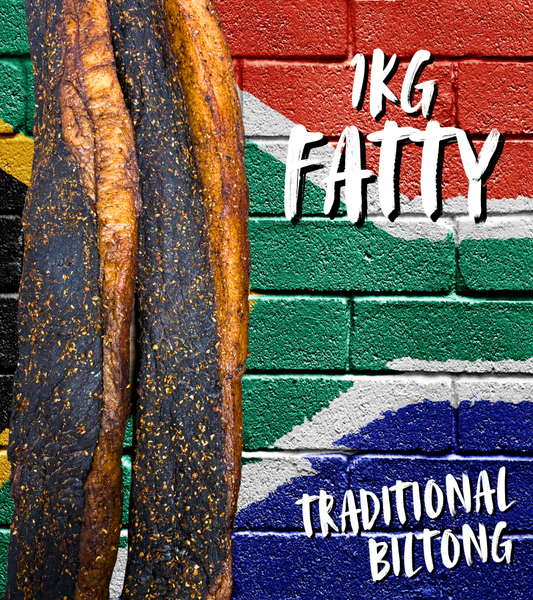 Fatty Traditional Biltong 1KG (Sliced)