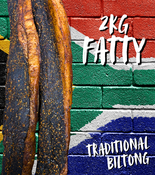 Fatty Traditional Biltong 2KG (Sliced)