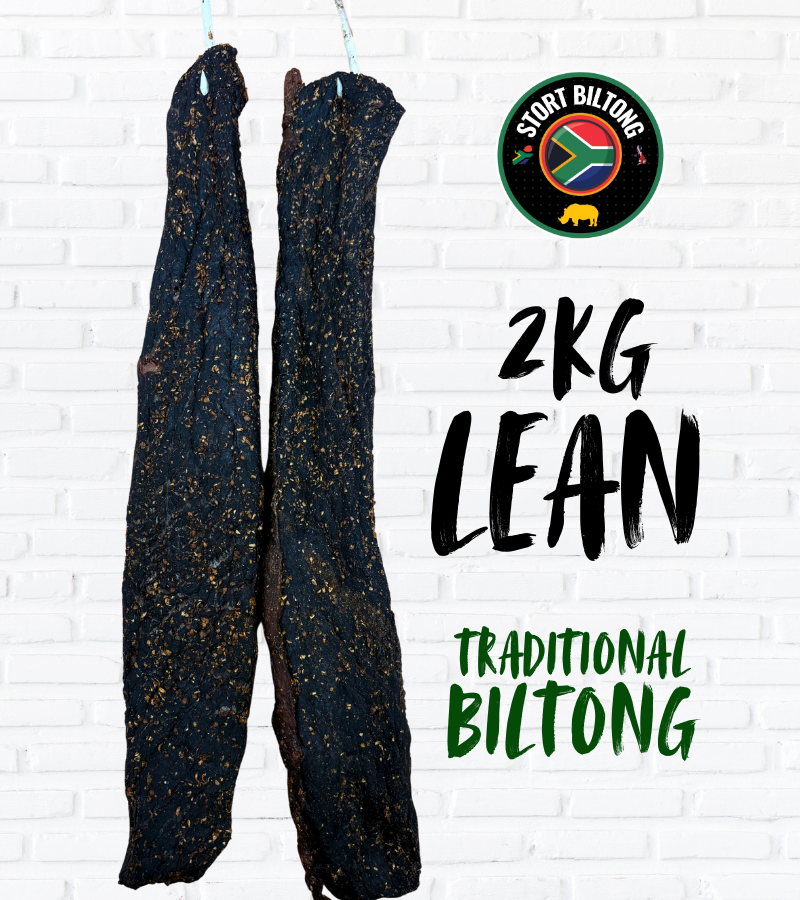 Lean Traditional Biltong 2KG (Sliced)