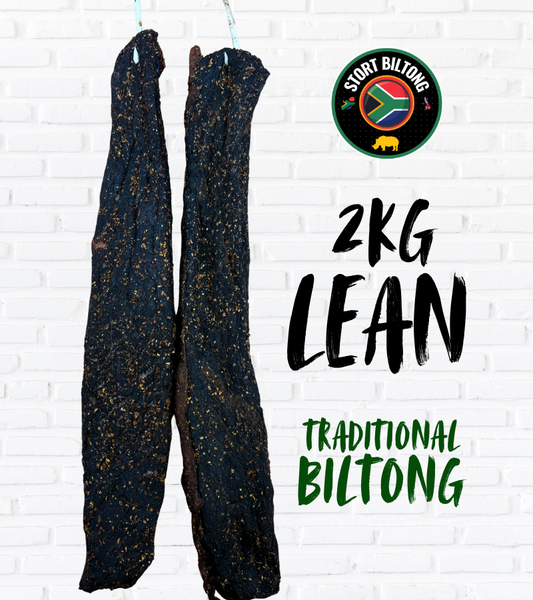 Lean Traditional Biltong 2KG (Sliced)