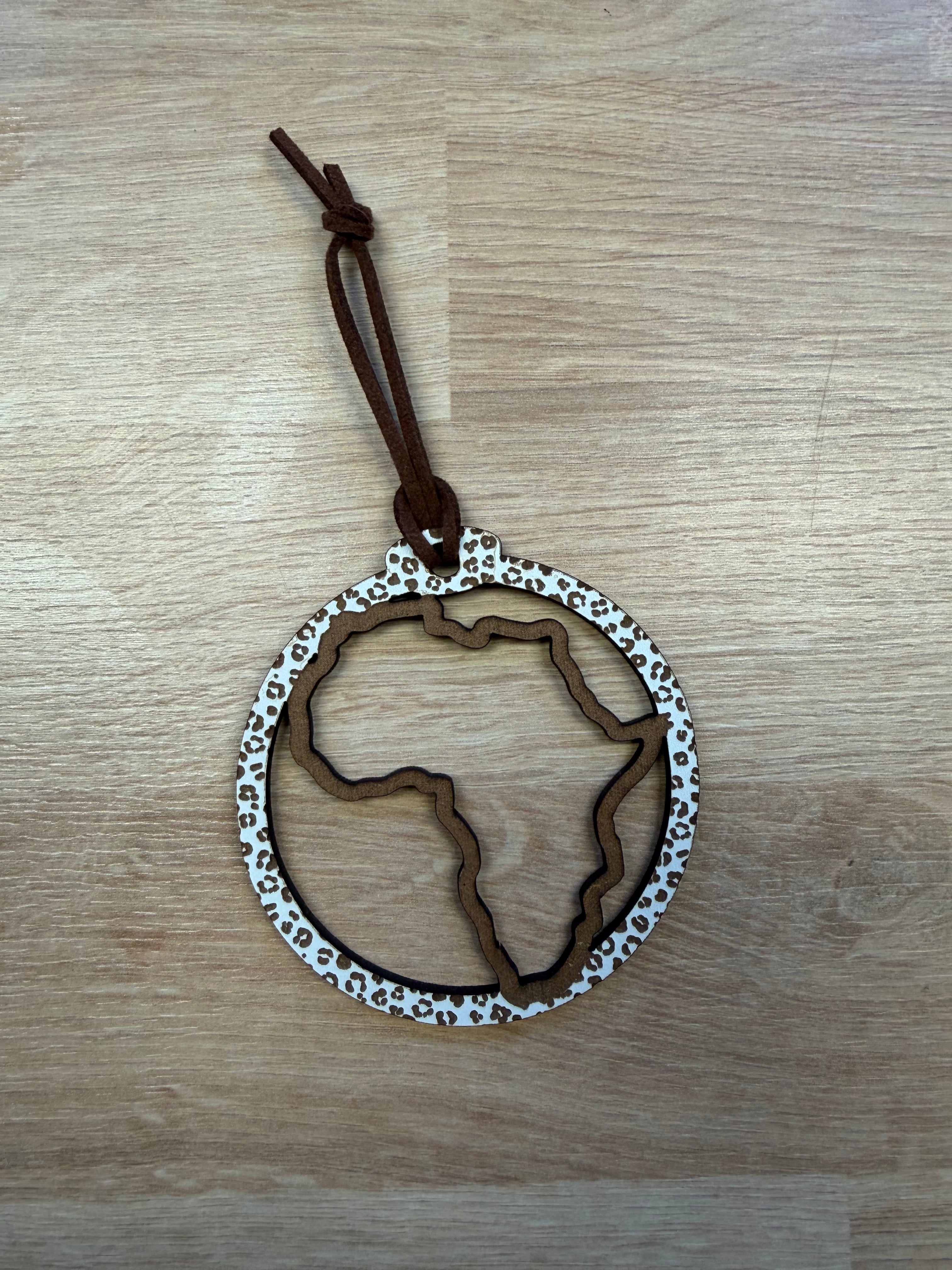 Africa keyring