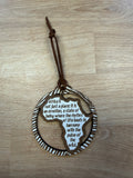 Africa keyring
