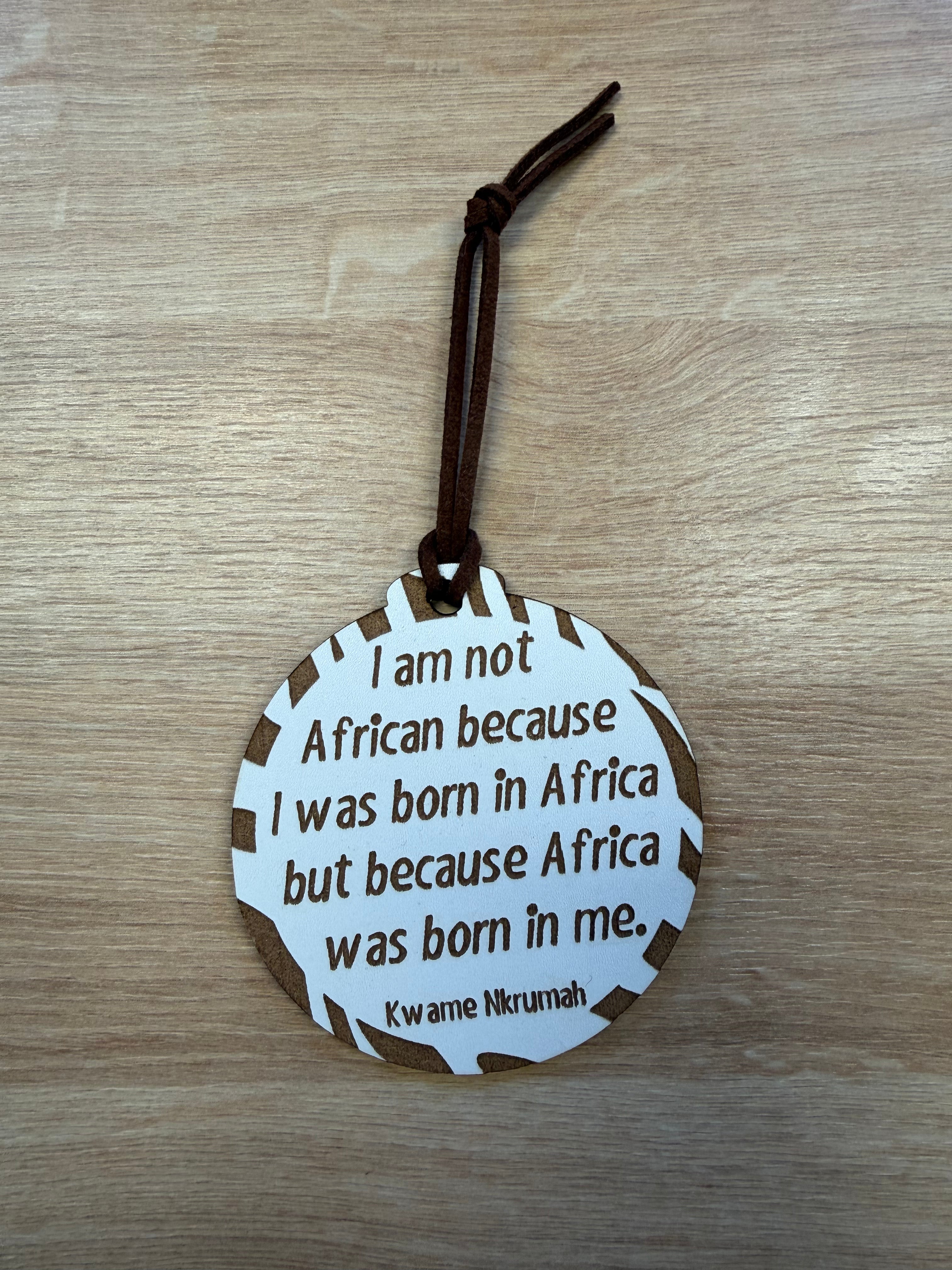 Africa keyring