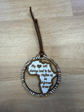 Africa keyring