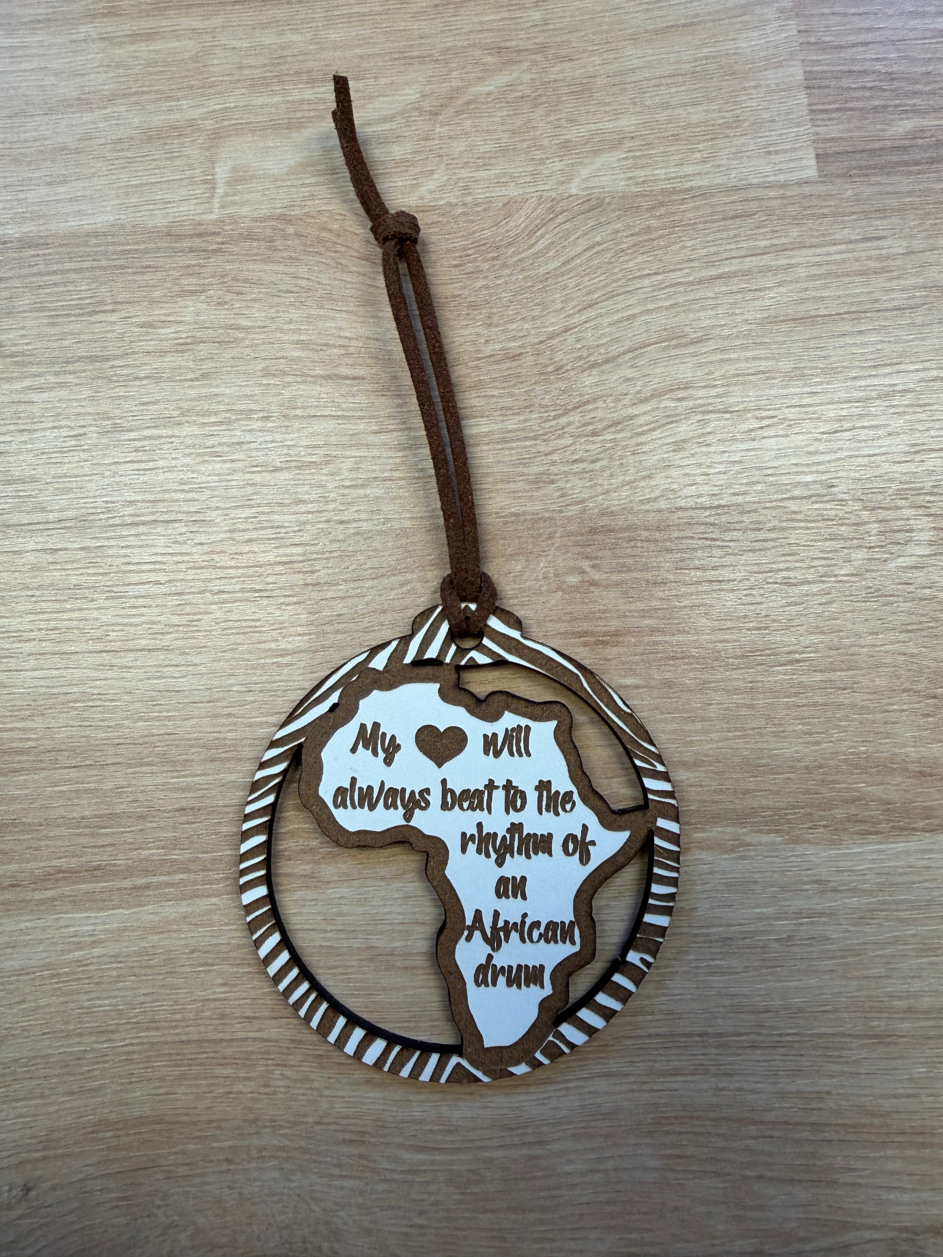 Africa keyring