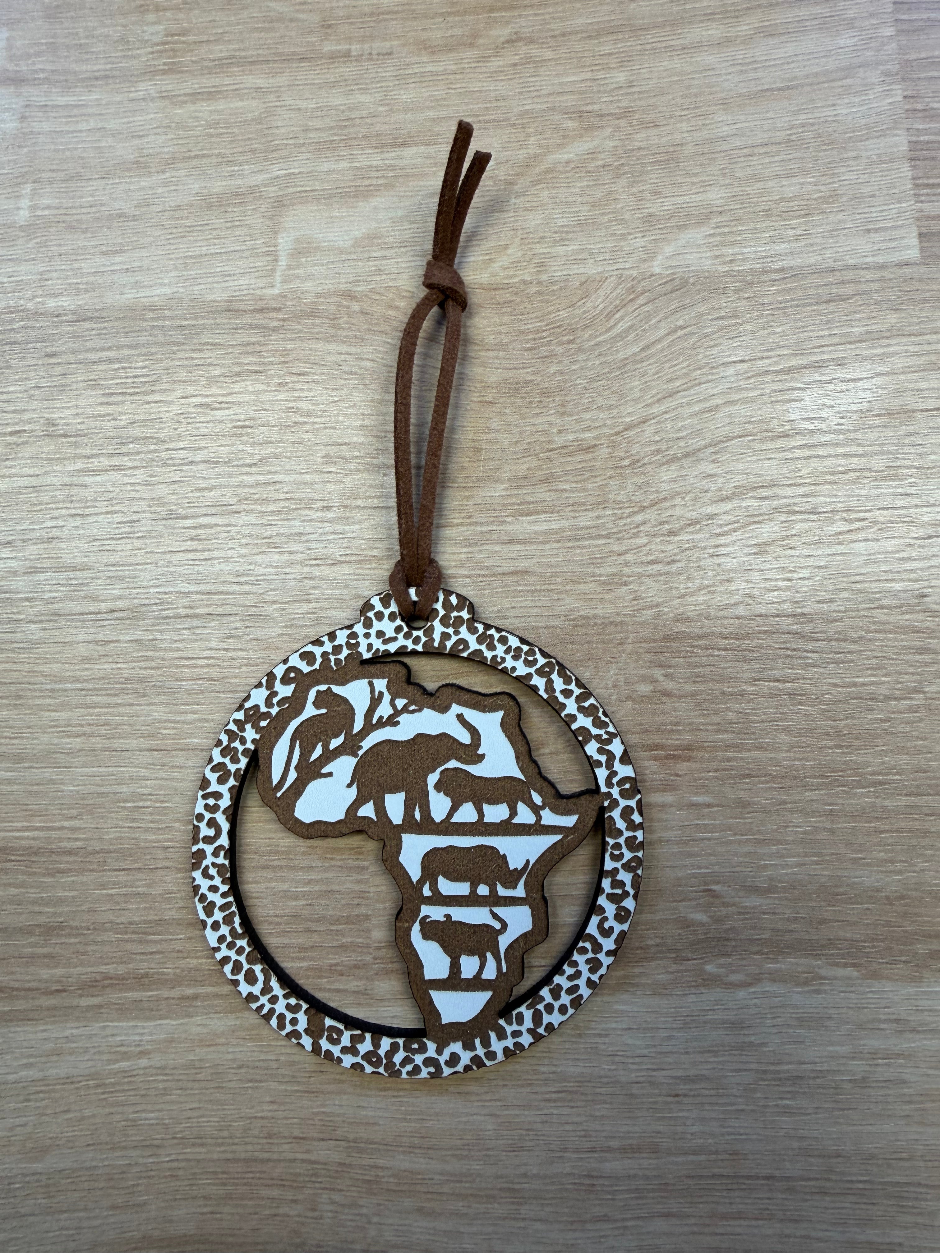 Africa keyring