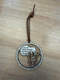 Africa keyring