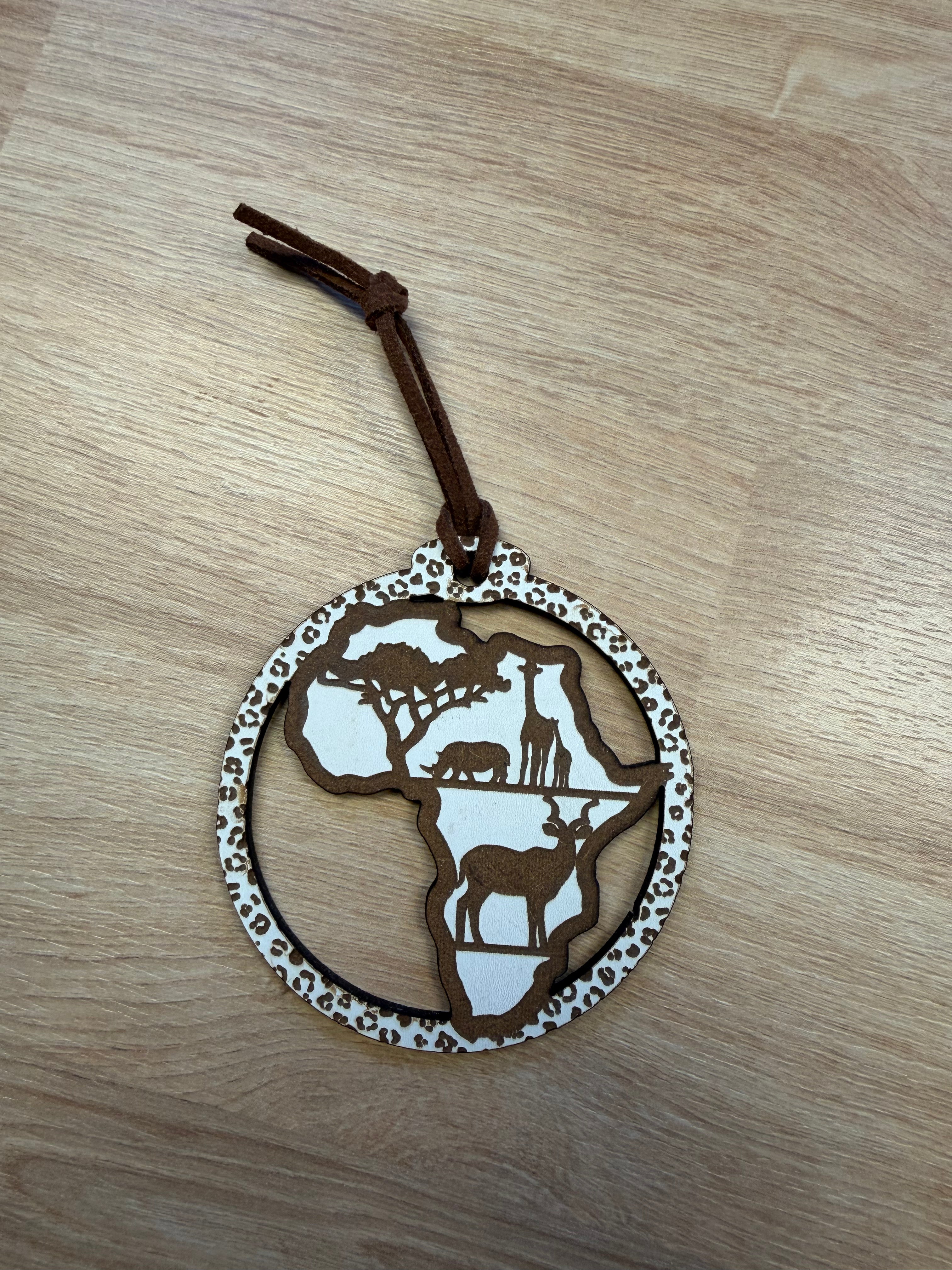 Africa keyring