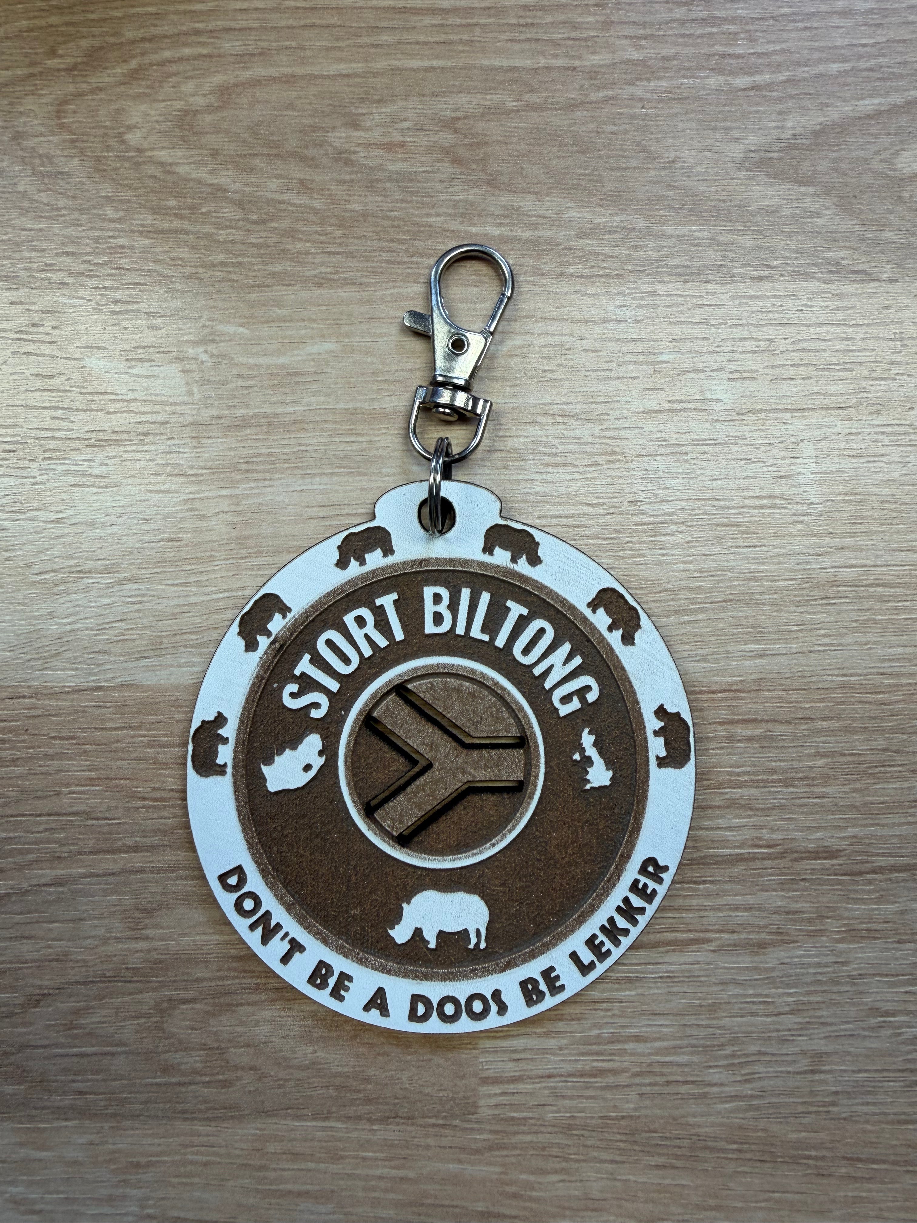 Stort Biltong keyring