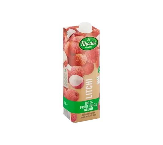 Rhodes Litchi 100% Fruit Juice Blend 1L