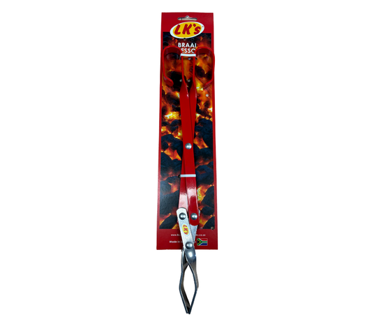 LK's Medium Aluminium Braai Tongs