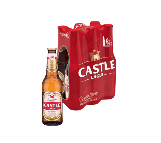 Castle Lager 6 Pack 330ml Bottles