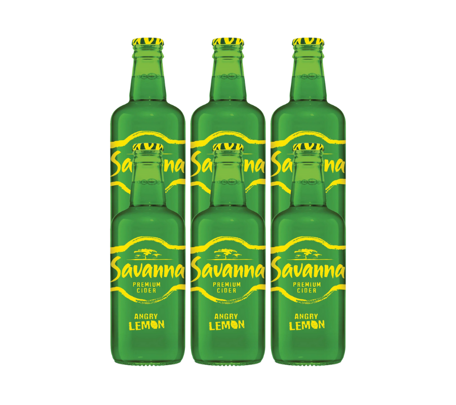Savanna Angry Lemon 6 Pack 330ml Bottles