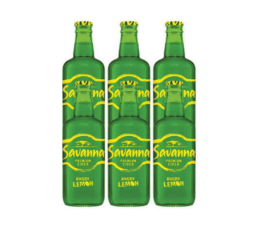 Savanna Angry Lemon 6 Pack 330ml Bottles