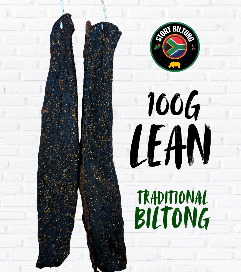 Lean Traditional Biltong 100g (Sliced)
