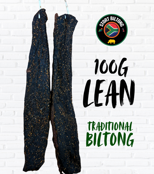 Lean Traditional Biltong 100g (Sliced)